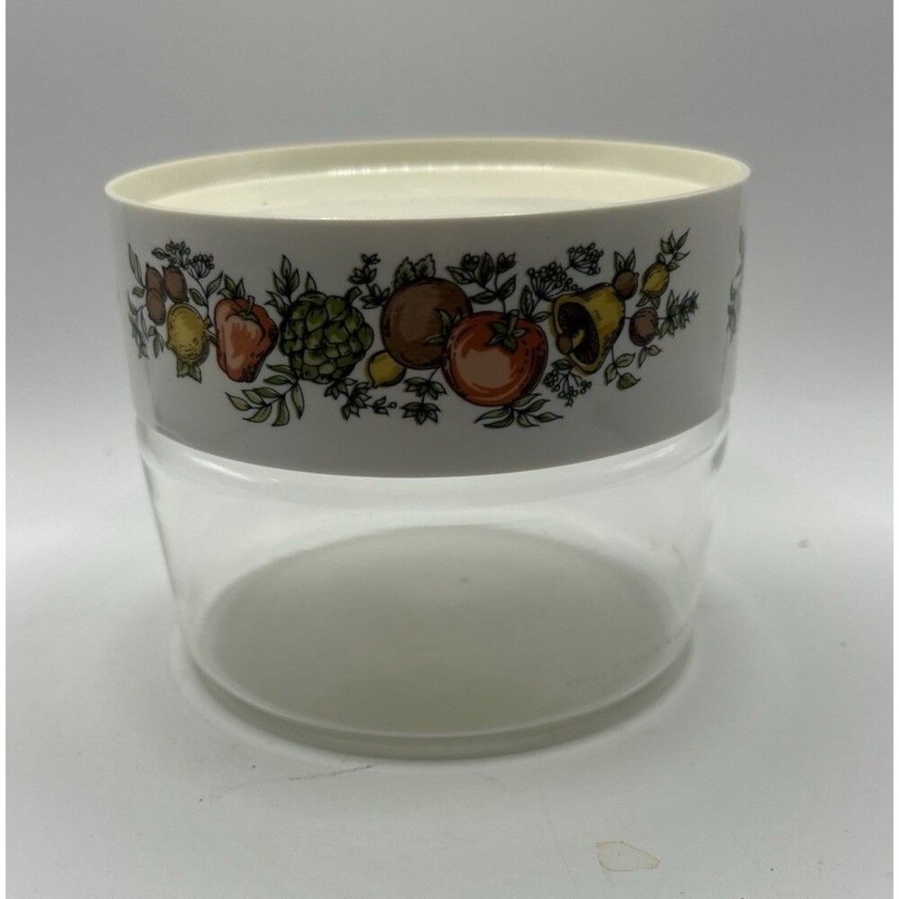 Vintage Pyrex Corning SPICE OF LIFE Stack N See Small Canister